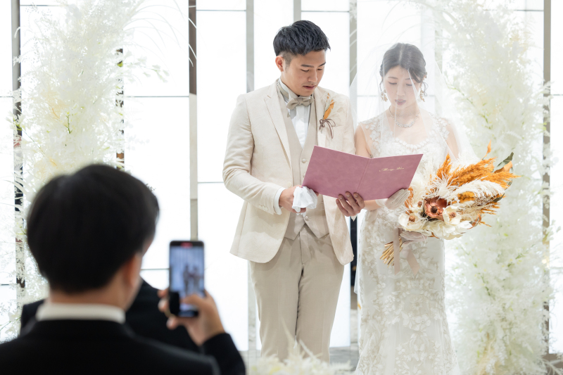 誓いの言葉で結ぶ、二人の永遠の約束