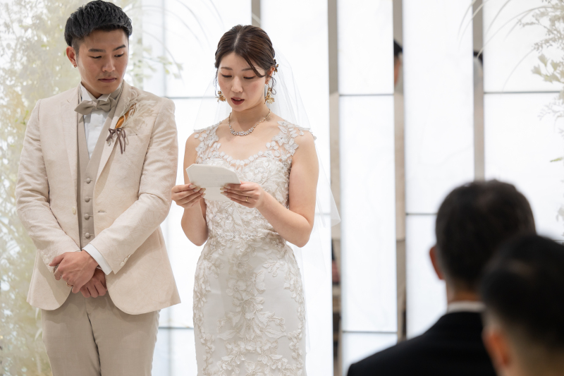 感謝の想いを届ける、新婦からの手紙