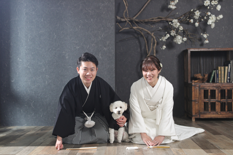 ワンちゃんとも撮影可能です!