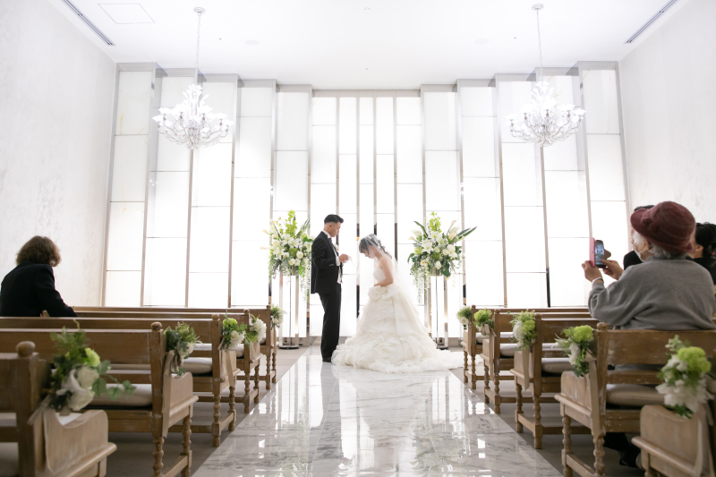 小さな結婚式 大阪ハービスENT店_挙式ができる