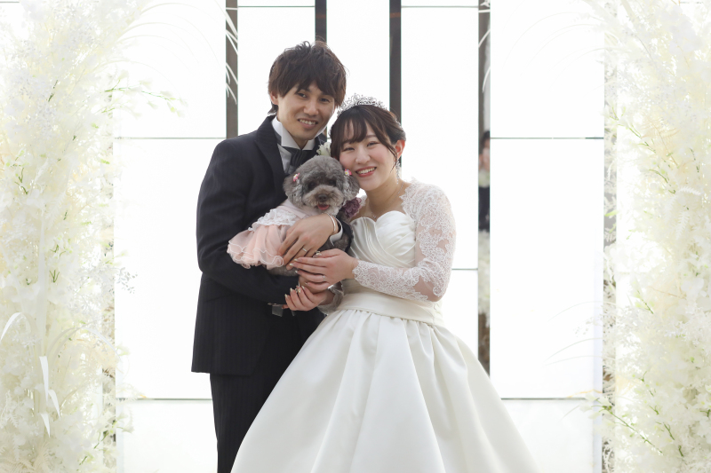 ペットとも撮影可能でございます!