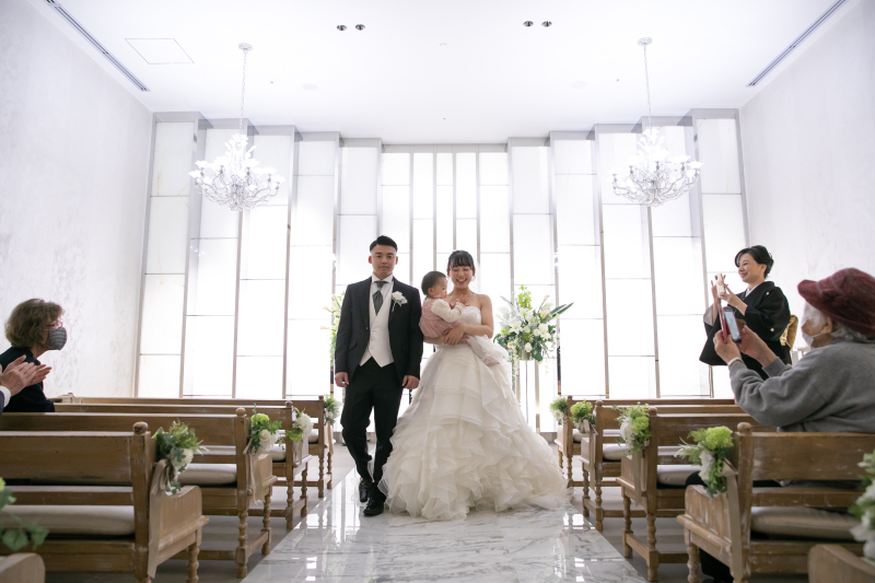 新郎新婦ご退場シーンまでを撮影