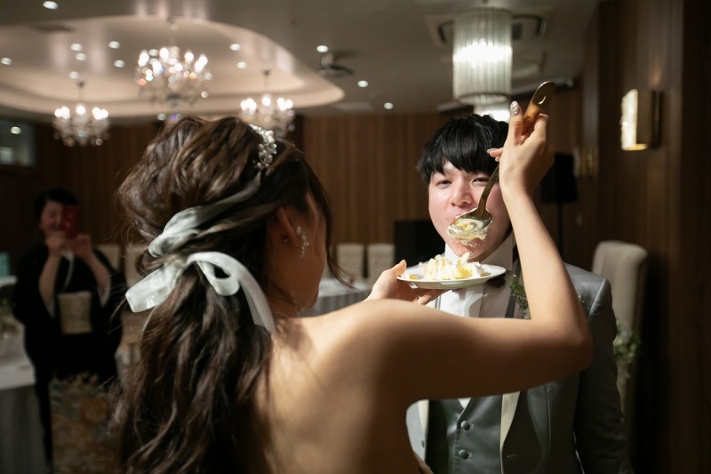 小さな結婚式 大阪ハービスENT店_会食ができる