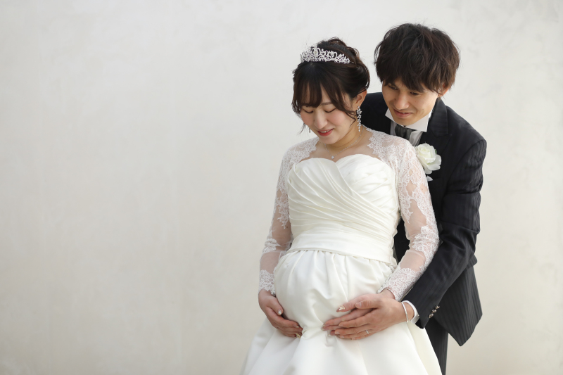 小さな結婚式 大阪ハービスENT店_マタニティフォトの撮影ができる