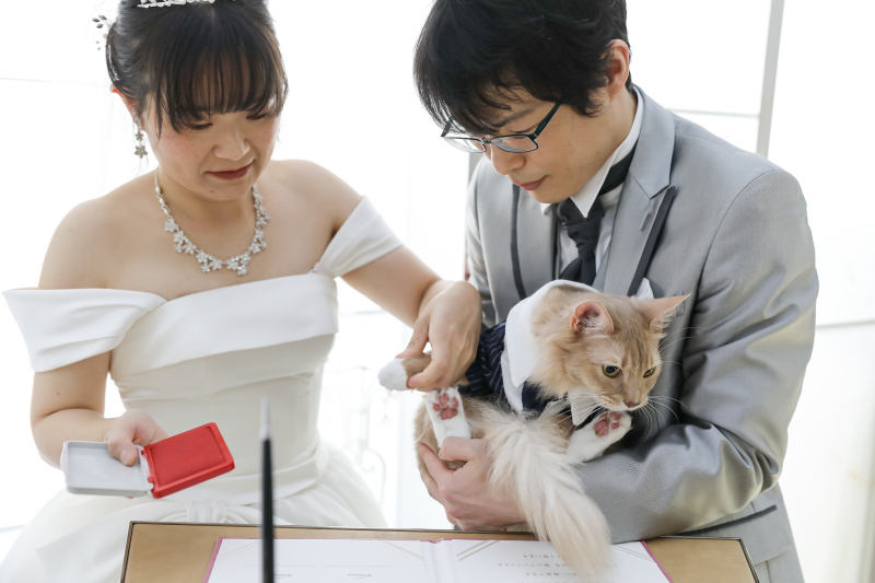 結婚誓約書は記念のプレゼントです