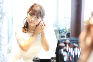 メイクアップシーン撮影