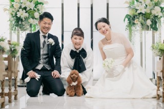 小さな結婚式 大阪ハービスENT店_ペットフォト
