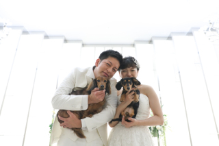 小さな結婚式 大阪ハービスENT店_ペットフォト