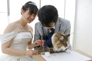 小さな結婚式 大阪ハービスENT店_ペットフォト