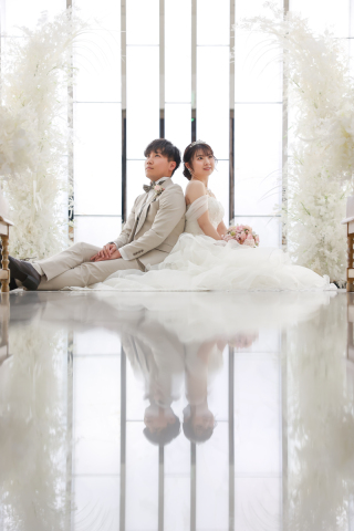 小さな結婚式 大阪ハービスENT店_チャペル洋装