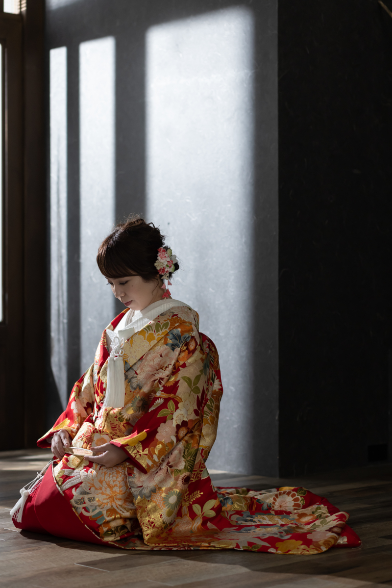 【 和装*ソロフォト 】〔ハウススタジオフォト〕もっと楽しくわがままに、お姫様気分のフォト!来年5月末迄の撮影なら基本料割引♪