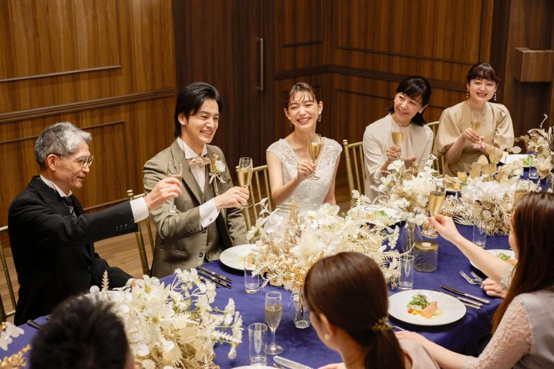 【会食付き】〈洋装1着フォトウェディング+ハーフコースプラン〉6名様~カジュアルにお得に撮影が叶うチャンス!全カットデータ付き★