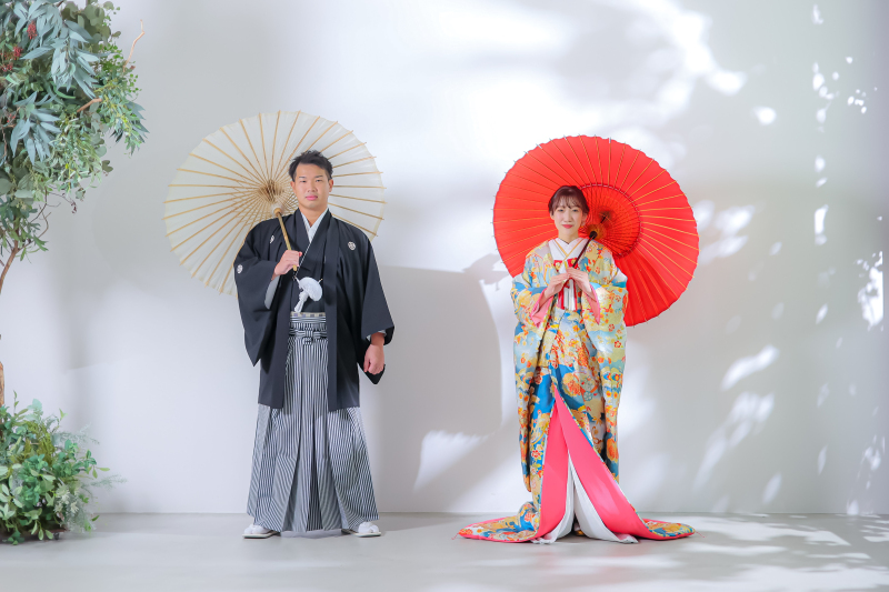 【結婚報告・年賀状にも◎】大切なご家族も一緒に撮影OK*