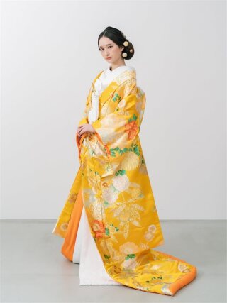 富貴花飾(鬱金) 