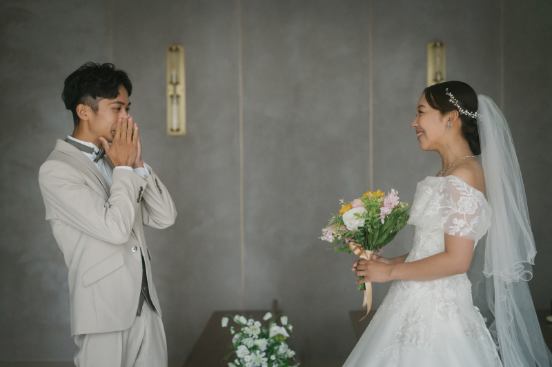 新郎新婦様ご対面です!!