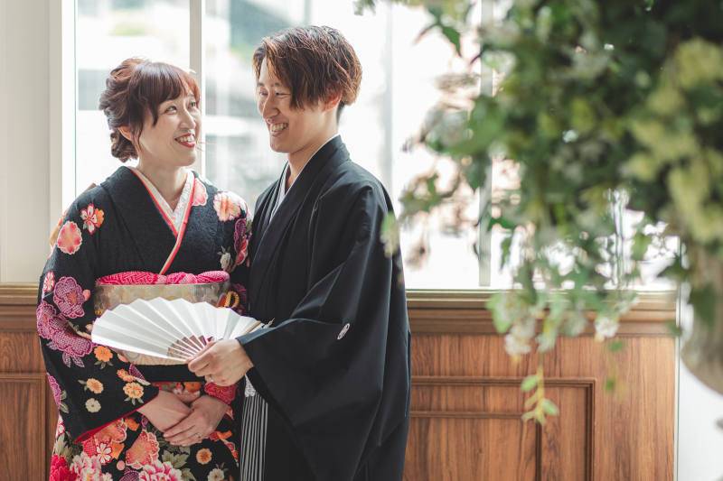 まずは和装からスタート