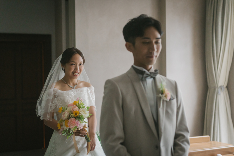 少しずつ近づく新婦様