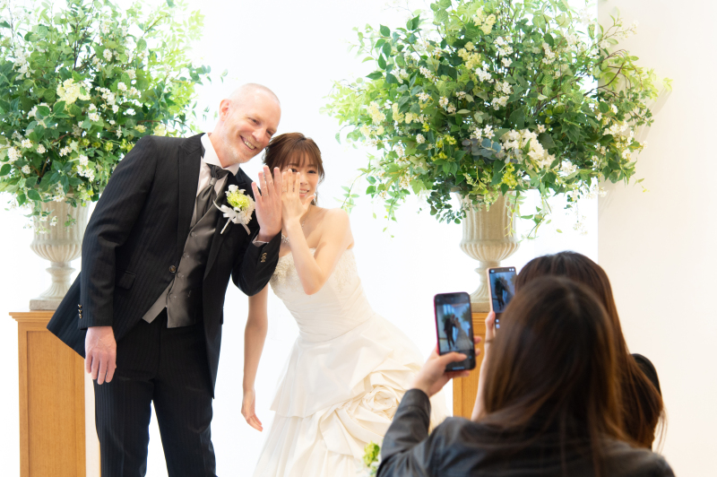 小さな結婚式 表参道店_家族・友人を撮影に呼べる