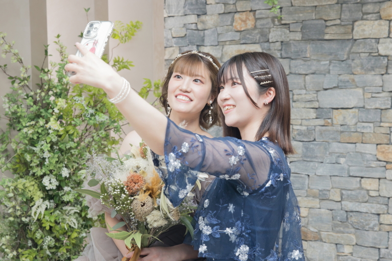 ゲスト様と一緒に撮影可能です!