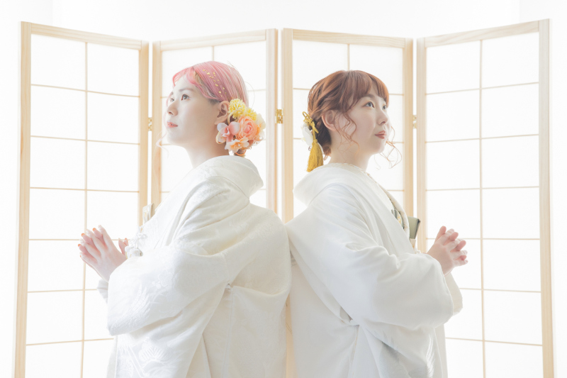 ご友人と一緒に撮影できます