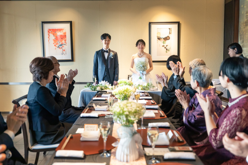 小さな結婚式 表参道店_会食ができる