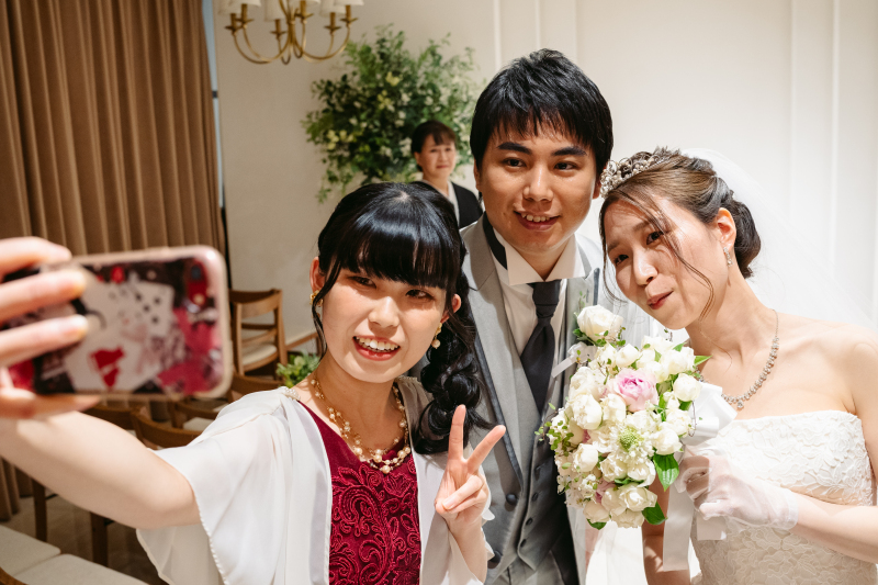 小さな結婚式 表参道店_自分のカメラでも撮影できる