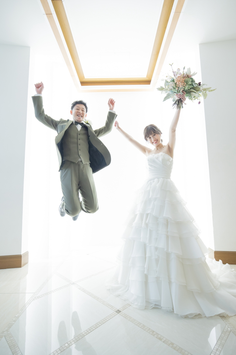 まずは自分のカメラで撮影して緊張をほぐしてから