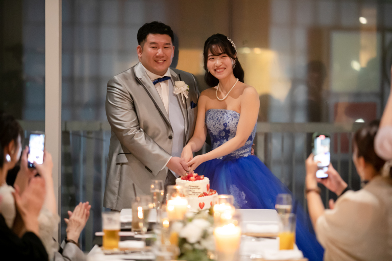 小さな結婚式 表参道店_会食ができる