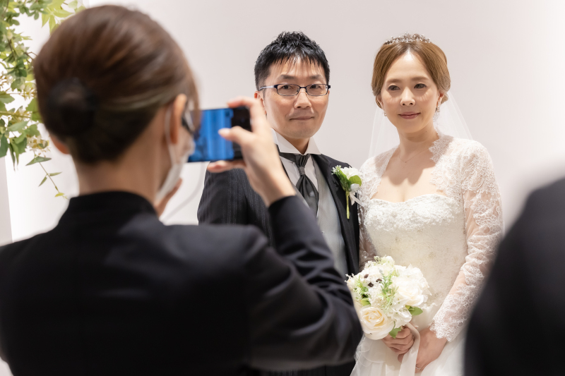 小さな結婚式 表参道店_自分のカメラでも撮影できる