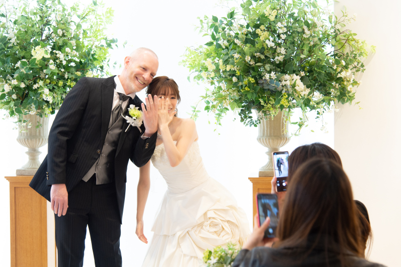 小さな結婚式 表参道店_家族・友人を撮影に呼べる