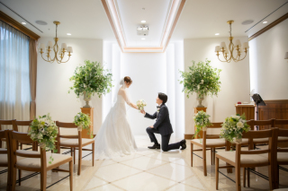 チャペルでの撮影