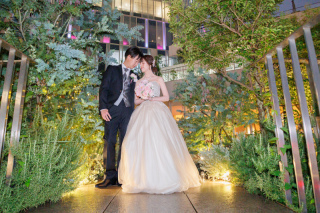 小さな結婚式 表参道店_テラス撮影