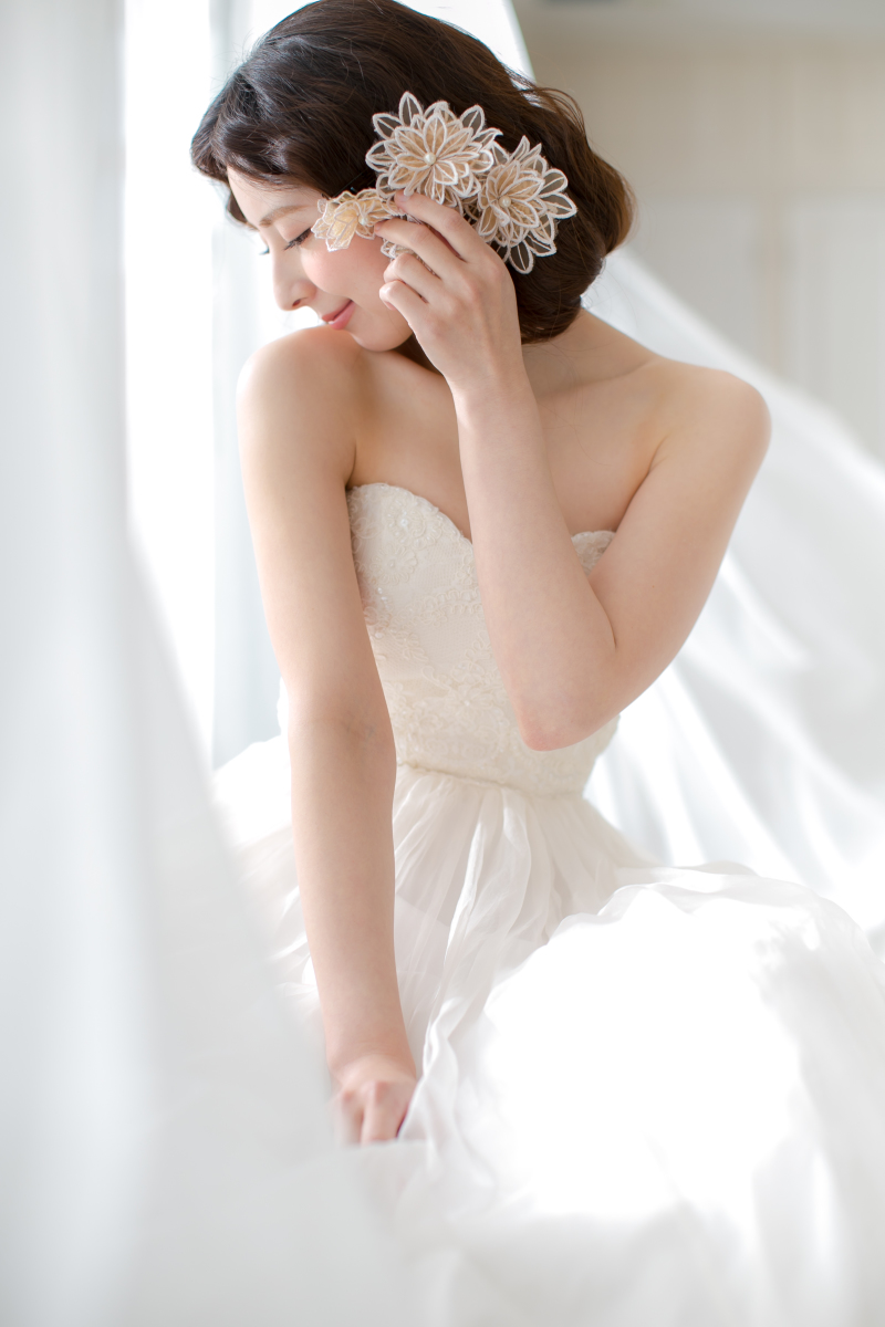 小さな結婚式 表参道店_マタニティ用ドレスがある