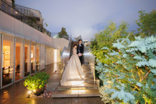 小さな結婚式 表参道店_テラス撮影