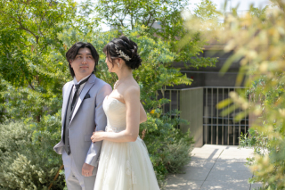小さな結婚式 表参道店_テラス撮影