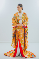 唐織　吉祥華文様