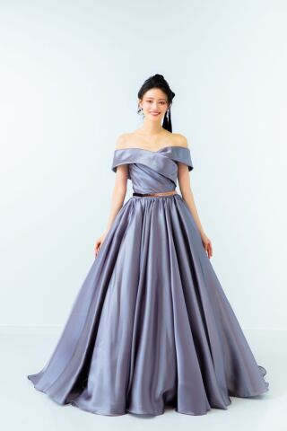 ISAMU MORITAグレージュドレス