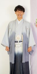 グレー紋付・富士袴