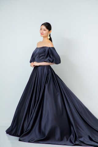 ISAMU MORITAブラックドレス