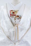 懐剣　ベージュ花