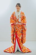 手織唐織春秋鳳凰紋（赤）