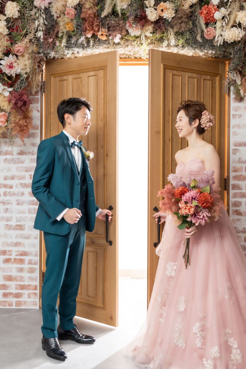 カラードレスにお召替え