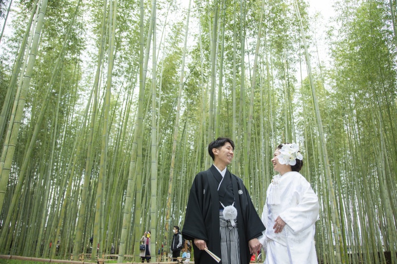 嵐山の竹林散策