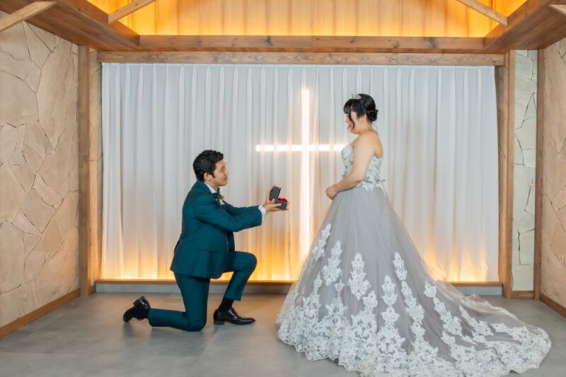 プロポーズシーン