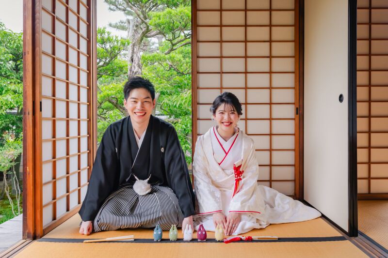 室内でお正座ショットを！