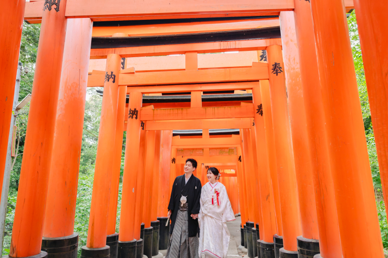 あの千本鳥居での撮影ができます！