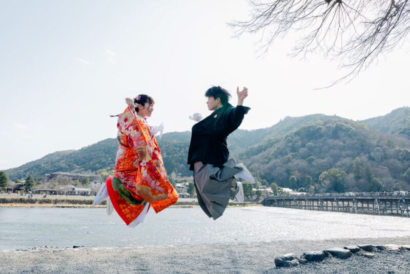 大きくジャンプ