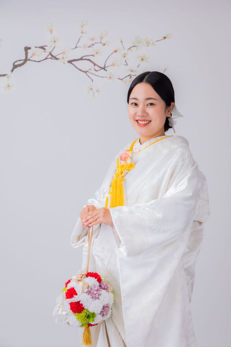 白無垢をコーディネート