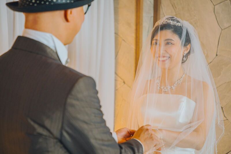 指輪交換シーン