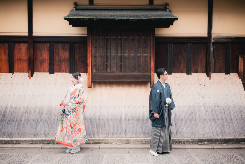 京都の町並みが撮影できます